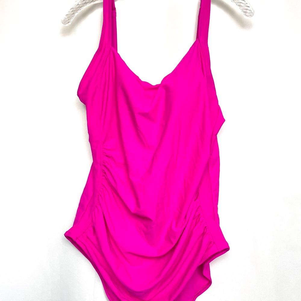 NWT Hot Pink Barbiecore Vacation Resort One-Piece Swimsuit 18